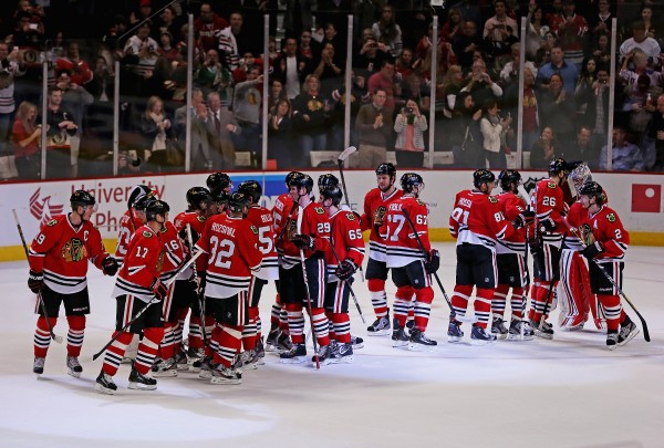 Calgary Flames v Chicago Blackhawks