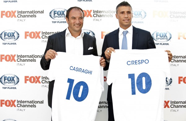 Pierluigi Casiraghi e Hernan Crespo