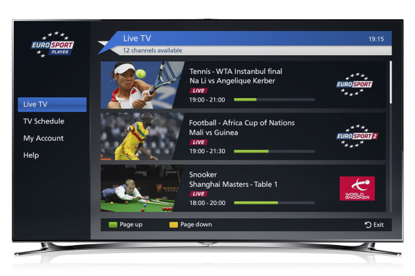 SAMSUNG LED TV F8000_Eurosport Player_1
