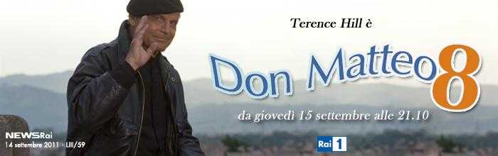 Torna questa sera Terence Hill in "Don Matteo 8" | Digitale terrestre: Dtti.it