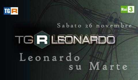 Rai 3: "Tgr Leonardo" sbarca su Marte con "Curiosity" | Digitale terrestre: Dtti.it