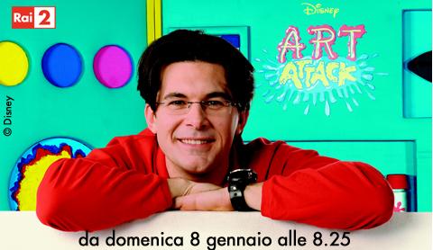 Su Rai 2, dall'8 Gennaio la nuova stagione di Art Attack | Digitale terrestre: Dtti.it