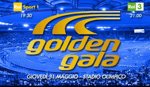 Su Rai 3 il "Golden Gala" di atletica in diretta da Roma | Digitale terrestre: Dtti.it
