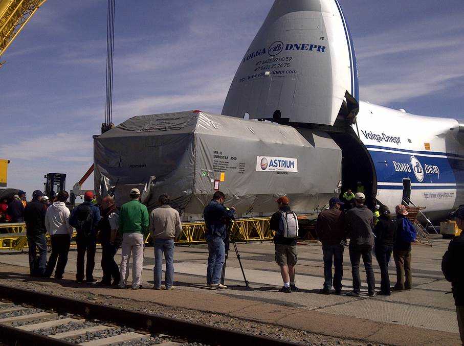 SES-6 giunto al lancio; il satellite è giunto al cosmodromo di Baikonur | Digitale terrestre: Dtti.it