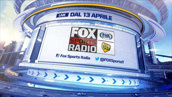 Fox Sports Radio 105: da oggi il nuovo programma di musica e sport | Digitale terrestre: Dtti.it