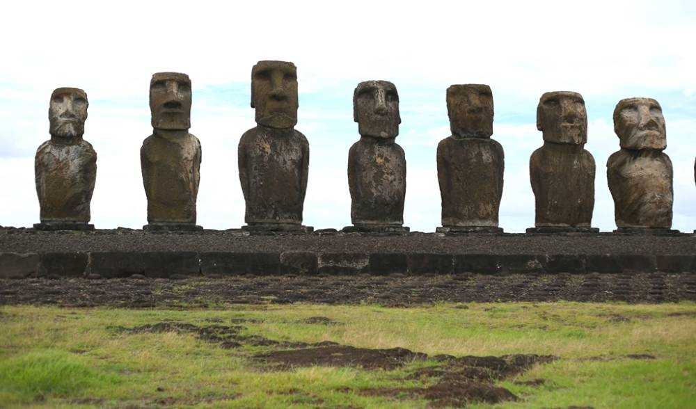 Picture Shows: Drama – Statues on Island