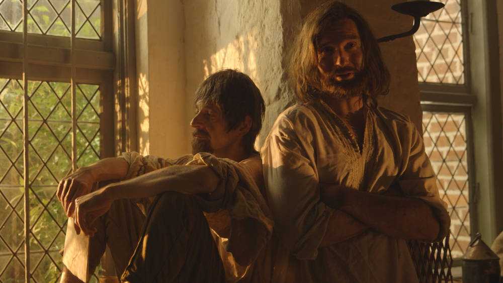 Marco Polo und Rusticello. Er schreibt Marco Polos Geschichte auf und macht ihn weltberühmt.
Honorarfrei - nur für diese Sendung bei Nennung ZDF und Hans Jakobi