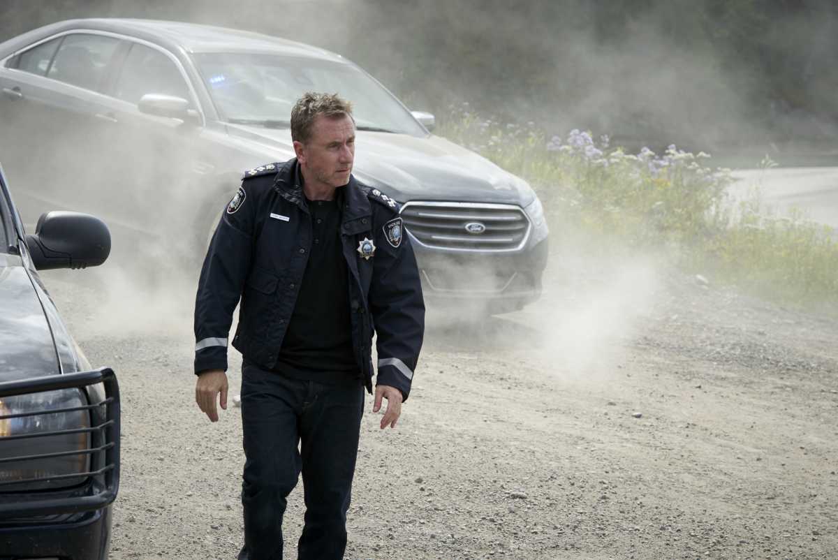 Tim Roth and Christina Hendricks star in this Sky Atlantic revenge thriller penned by acclaimed screenwriter Rowan Joffe. Tin Star follows Jim Worth (Tim Roth), an ex-pat British police officer who becomes obsessed with revenge when his small town in the Rockies is overrun by workers from a massive new oil refinery - and the wave of drugs, prostitution and organised crime that follows them. Riding the crime wave is a mysterious gang of killers who murder a member of Jimâ¤?s family, in a botched assassination attempt on Jimâ¤?s own life.  We follow Jim as he deals with his tremendous guilt and attempts to uncover who is responsible.