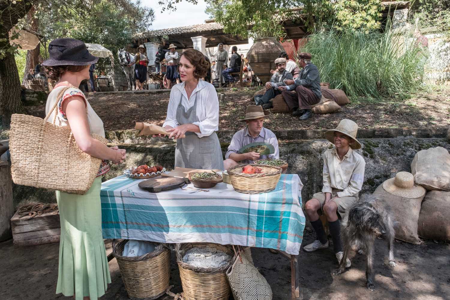 Pictures Shows: Florence (LUCY BLACK), Louisa (KEELEY HAWES), Leslie (CALLUM WOODHOUSE) and Gerry (MILO PARKER)