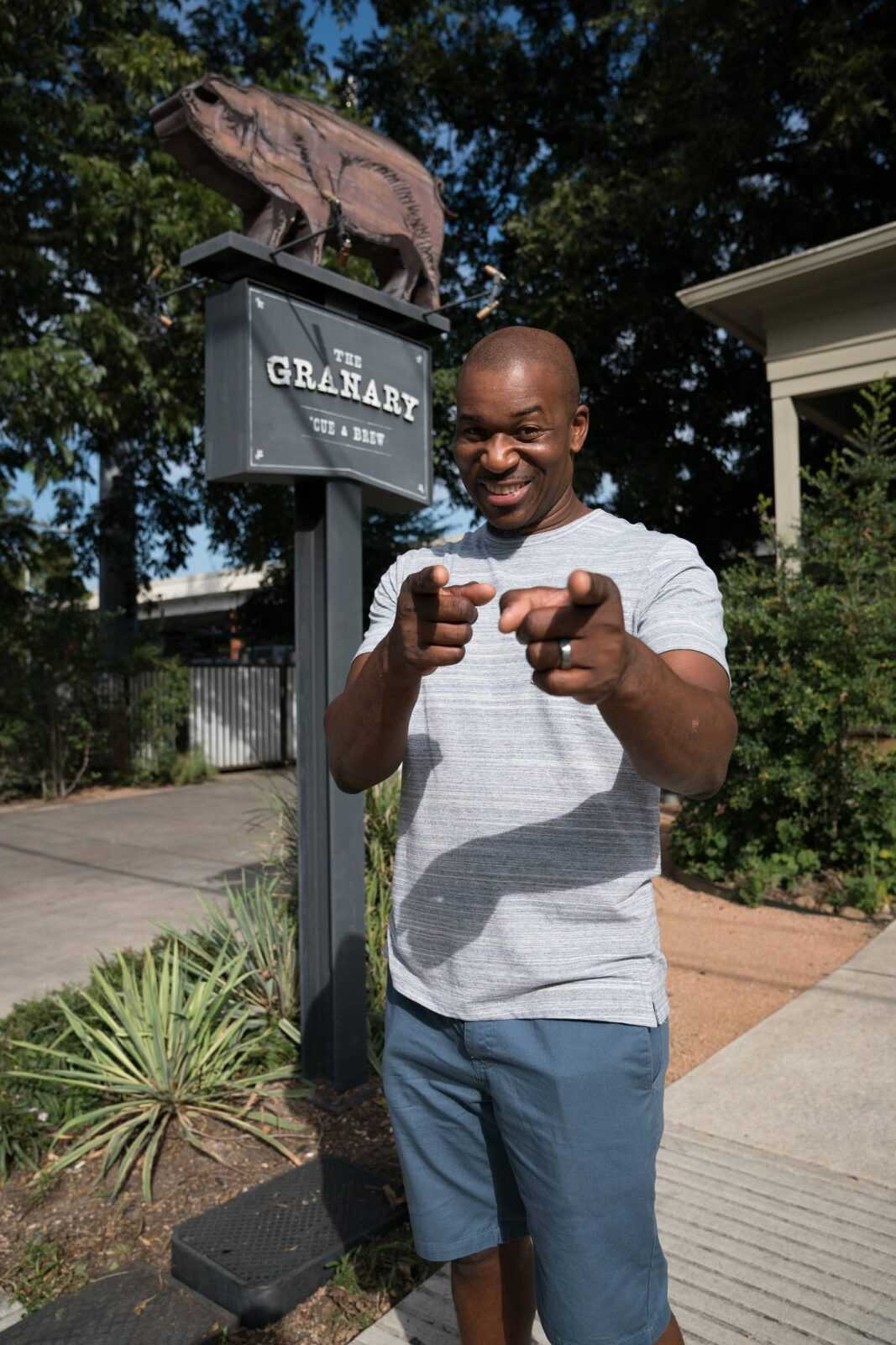 Host Rashad Jones, as seen on Eat Sleep BBQ, Season 1.