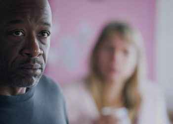 Lennie James as Nelson "Nelly" Rowe and Kerry Godliman as Martine "Teens" Betts
Photographer: Justin Downing