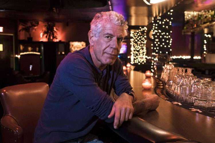 July 26, 2017: Anthony Bourdain at the Shanghai Room and Northstar Diner while filming Parts Unknown in Seattle, Washington on July 26, 2017. (photo by David Scott Holloway)