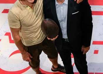 Foto Piero Cruciatti / LaPresse
03-02-2018 Milano, Italia
Spettacolo
Rugby Social Club con Daniele Piervincenzi e Paul Griffen
Nella foto: Paul Griffen and Daniele Piervincenzi
Photo Piero Cruciatti / LaPresse
03-02-2018 Milan, Italy
Entertainment
Rugby Social Club with Daniele Piervincenzi and Paul Griffen
In the photo: Paul Griffen and Daniele Piervincenzi