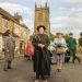 Inspector Mallory (Jack Deam), Lady Felicia (Nancy Carroll), Father Brown (Mark Williams), Mrs McCarthy (Sorcha Cusack) & Sid Carter (Alex Price)