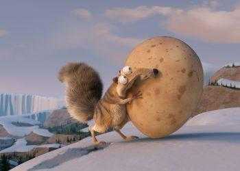 ICE AGE: THE GREAT EGG-SCAPADE: FOX puts a prehistoric spin on the world's first Easter egg hunt in the all-new animated special ICE AGE: THE GREAT EGG-SCAPADE airing Sunday, March 20 (7:30-8:00 PM ET/PT) leading into THE PASSION (8:00-10:00 PM ET live/PT tape-delayed) on FOX.  Pictured: Scrat (John Leguizamo).  CR: FOX