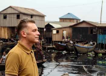 Picture Shows: Chris Packham in Lagos, Nigeria Chris Packham