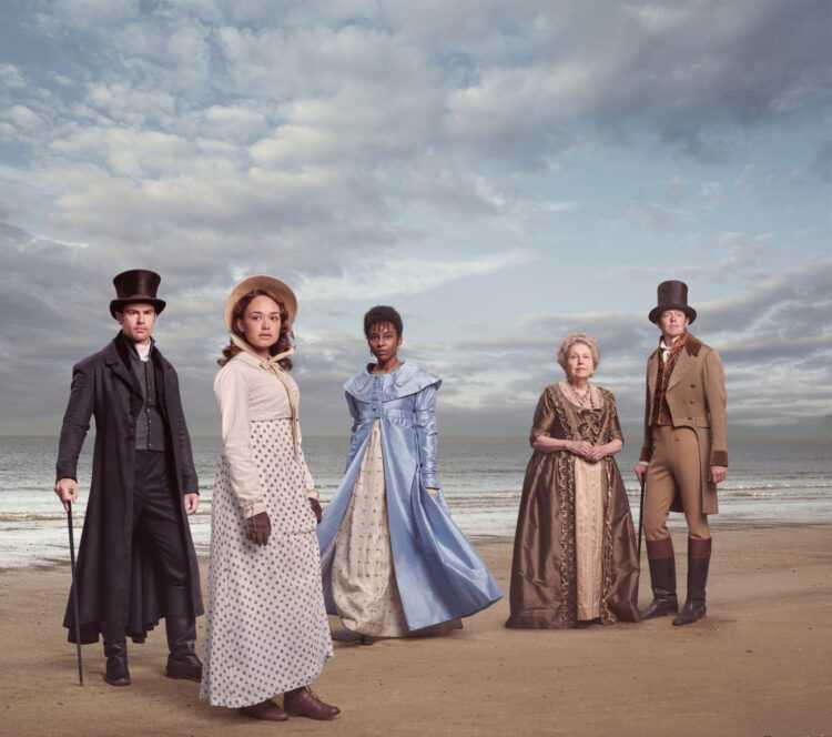 Sidney Parker (THEO JAMES), Charlotte Heywood (ROSE WILLIAMS), Miss Lambe (CRYSTAL CLARKE), Lady Denham (ANNE REID), Tom Parker (KRIS MARSHALL)