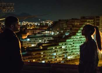 Set di "Gomorra 4", regia di Ciro Visco.
Nella foto Salvatore Esposito e Cristiana Dell’Anna.
Foto di Gianni Fiorito
Questa fotografia è solo per uso editoriale, il  diritto d'autore è della società cinematografica e del fotografo assegnato dalla società di produzione del film  e può essere riprodotto solo da pubblicazioni in concomitanza con la promozione del film. 
E’ obbligatoria la menzione  dell’autore- fotografo: Gianni Fiorito.