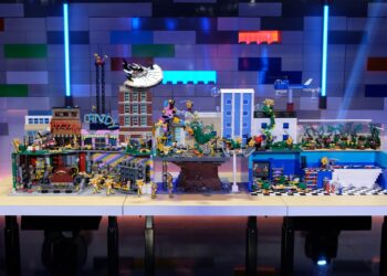 LEGO MASTERS: L-R: A final build in the "Good Vs. Evil" episode of LEGO MASTERS airing Wednesday, March 25 (9:01-10:00 PM ET/PT) on FOX. ©2020 FOX MEDIA LLC. CR: Ray Mickshaw/FOX