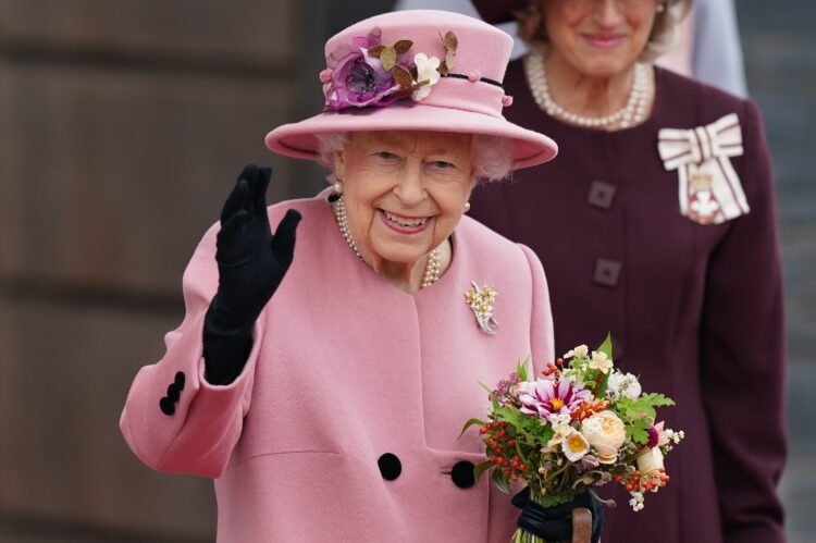 Queen Elizabeth II leaves after attending the opening ceremony of the sixth session of the Senedd in Cardiff. Picture date: Thursday October 14, 2021.