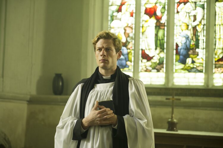 A LOVELY DAY PRODUCTION FOR ITV
GRANTCHESTER on
Picture Shows:
Set in 1953 in the beautiful village of Grantchester in Cambridgeshire, the residents are in shock following the death of a villager, particularly as it is presumed to be suicide.
Local vicar Sidney Chambers (Norton) is at the heart of the community and residents turn to him for comfort and support. After speaking to villagers, Sidney soon realises there may be more to the death than first thought, so
he sets about delving deeper to discover what really happened. Sidney works alongside Inspector Geordie Keating (Green) to solve the mystery, and it soon transpires that GeordieÕs methodical approach to policing complements SidneyÕs more intuitive techniques of coaxing information from witnesses and suspects Ð a fantastic new detective team is born.