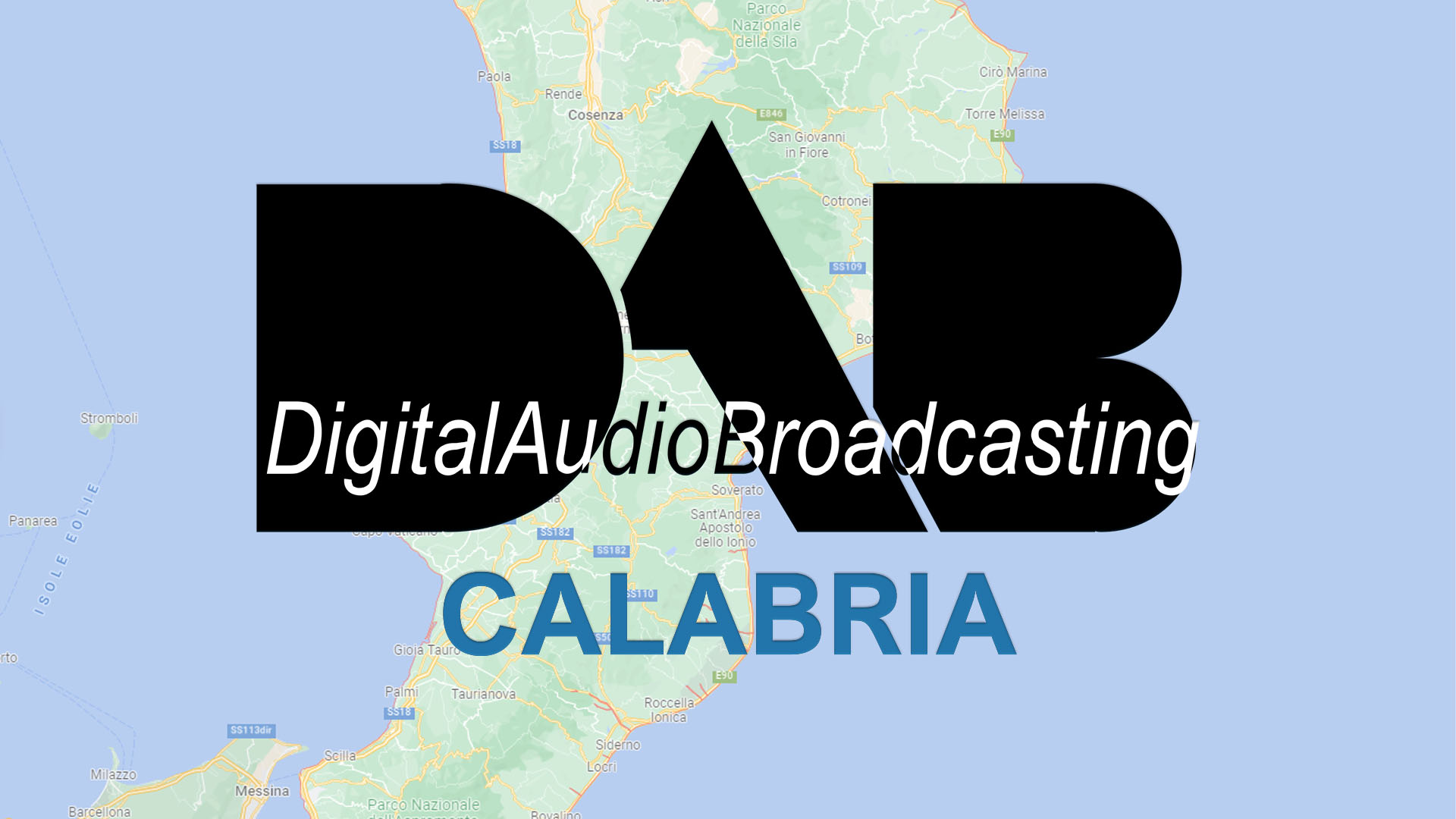 MUX e frequenze radio DAB Calabria
