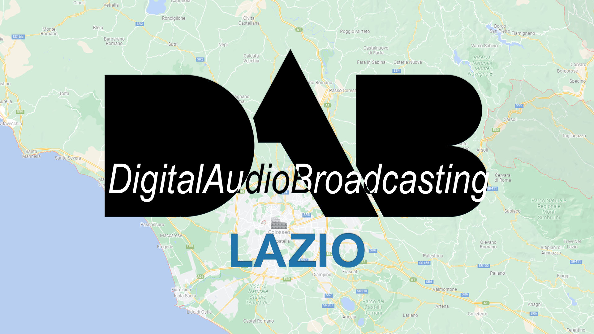 MUX e frequenze radio DAB Lazio