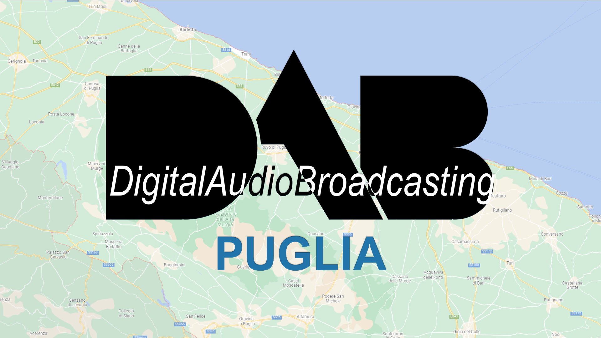 MUX e frequenze radio DAB Puglia