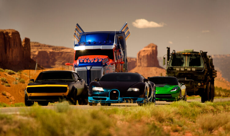 The Autobots in TRANSFORMERS: AGE OF EXTINCTION, from Paramount Pictures.