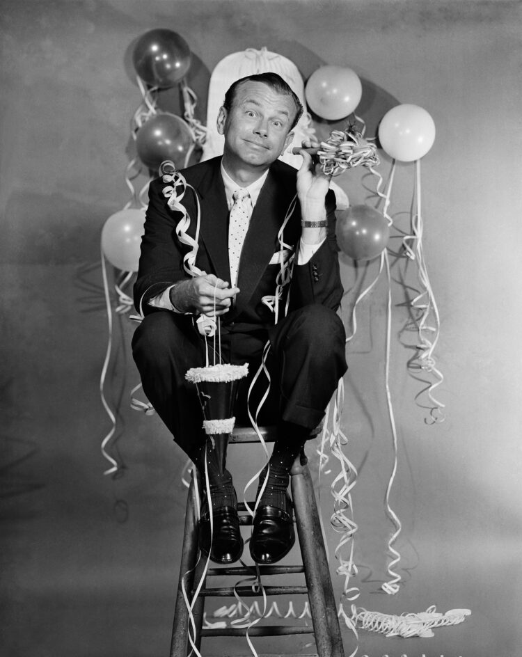 THE TONIGHT SHOW/THE JACK PAAR SHOW -- Season 1 -- Pictured: Host Jack Paar  (Photo by NBC/NBCU Photo Bank via Getty Images)