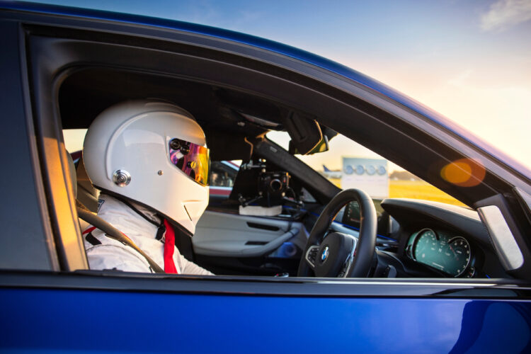 Picture Shows: The Stig in the BMW M5